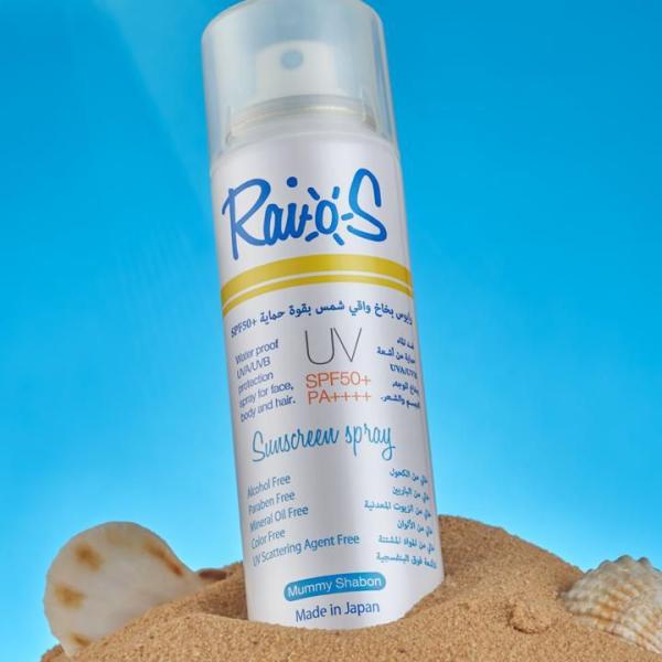 Raios Japanese Sunscreen Spray Refreshing Soap Scent