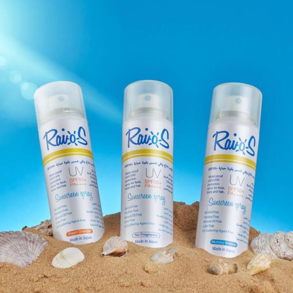 Raios Japanese Sunscreen Spray Assorted (One of Each Scent)