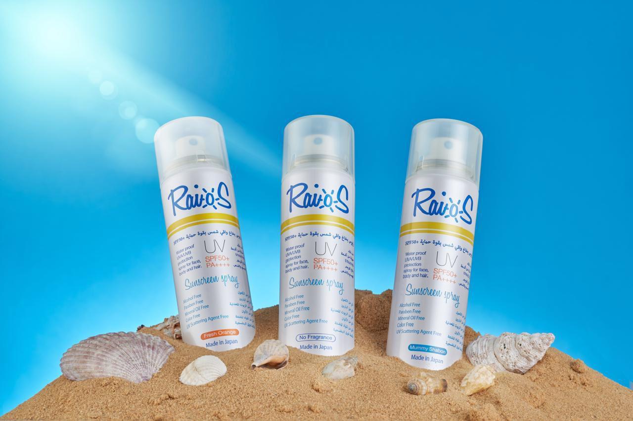 Raios Japanese Sunscreen Spray Assorted (One of Each Scent)